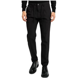 YES Zee, Heren, Broeken, Zwart, Maat: W31 Leer,