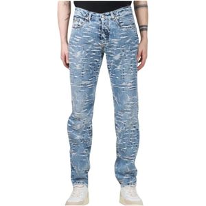 John Richmond, Heren, Jeans, Blauw, Maat: W36 Katoen,