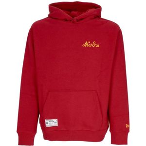 New Era, Heren, Sweatshirts & Hoodies, Rood, Maat: M Katoen,