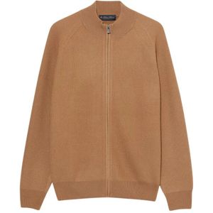 Brooks Brothers, Heren, Truien, Bruin, Maat: S Wol,