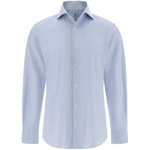 Boggi Milano - Regular Fit Japans Jersey Polo Shirt - Blauw - Katoen