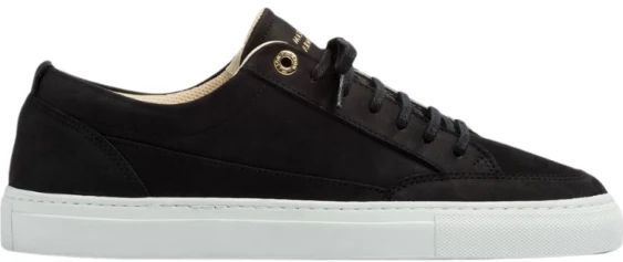 Mason Garments - Tia Dress Nabuk Sneaker - Zwart - 100% Kalfsleder