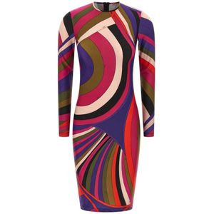 Pucci, Dames, Jurken, Veelkleurig, Maat: 2XS