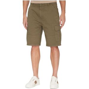 Guess, Heren, Korte broeken, Groen, Maat: W38 Katoen,