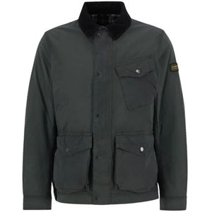 Barbour, Heren, Jassen, Blauw, Maat: XL Katoen,