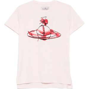 Vivienne Westwood, Heren, Tops, Roze, Maat: L Katoen,
