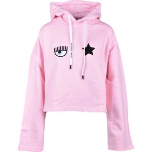 Chiara Ferragni Collection, Dames, Sweatshirts & Hoodies, Roze, Maat: S Katoen,