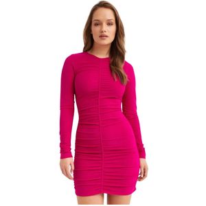 Reina Olga, Dames, Jurken, Roze, Maat: S Polyamide,