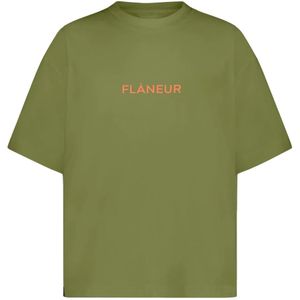 Flâneur, Heren, Tops, Groen, Maat: S Katoen,