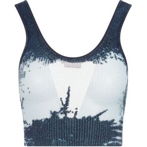 Diesel, Dames, Tops, Veelkleurig, Maat: XS Katoen,