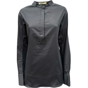 Lis Lareida, Dames, Blouses & Shirts, Blauw, Maat: S Katoen,