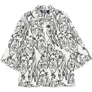 Jacquemus - Overhemd - Wit - Katoen - Knoopsluiting met Borstzak