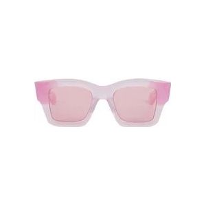 Jacquemus Baci Multi Pink Zonnebril - Stijlvol en UV-beschermd , Pink , unisex , Maat: ONE Size