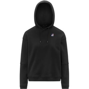 K-Way, Dames, Sweatshirts & Hoodies, Zwart, Maat: M Katoen,