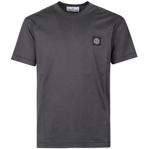 Stone Island, Heren, Tops, Grijs, Maat: M Katoen,