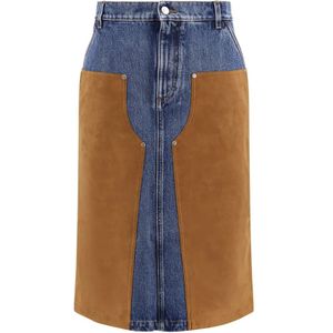 Stella McCartney, Dames, Rokken, Veelkleurig, Maat: M Denim,