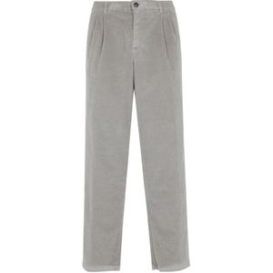 Canali, Heren, Broeken, Beige, Maat: S Katoen,