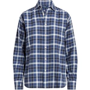 Ralph Lauren, Dames, Blouses & Shirts, Blauw, Maat: XS Katoen,