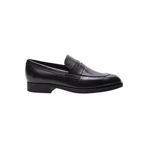 Tod's Zwarte Su�ède Loafers Heren Collectie , Black , Heren , Maat: 42 1/2 EU