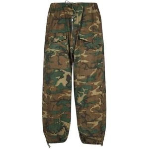 Givenchy - Camouflage - Sportbroek - Groen - 100% Katoen