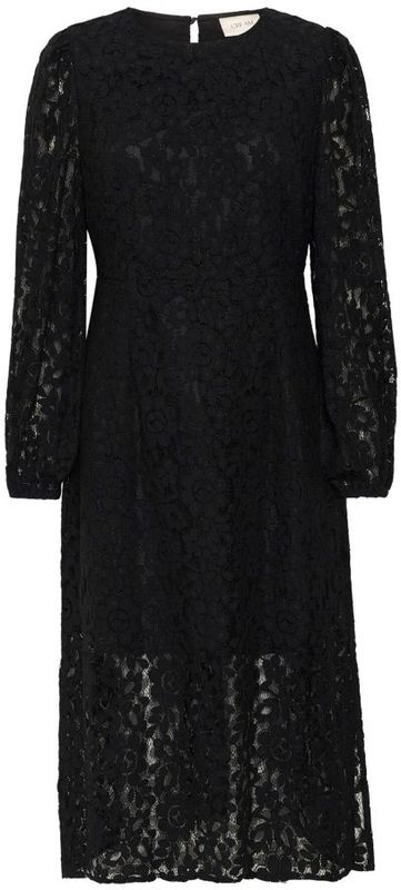 Cream Jurk 'Ebana'  zwart