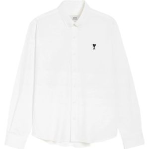 Ami Paris, Heren, Overhemden, Wit, Maat: XL