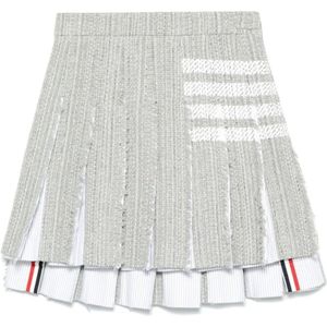 Thom Browne, Dames, Rokken, Grijs, Maat: S