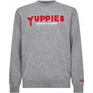 Saint Barth, Heren, Truien, Grijs, Maat: M Wol,