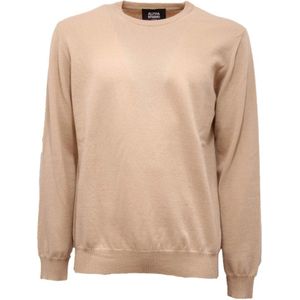 Alpha Studio, Heren, Truien, Beige, Maat: 2XL Kasjmier,