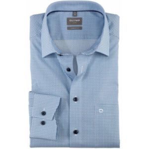 Olymp, Heren, Overhemden, Blauw, Maat: 5XL