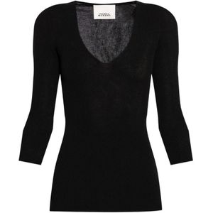 Isabel Marant, Dames, Truien, Zwart, Maat: L