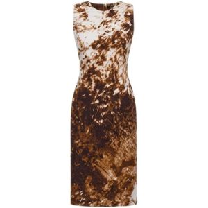 Roberto Cavalli, Dames, Jurken, Bruin, Maat: S