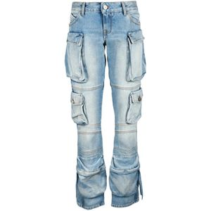 The Attico, Dames, Jeans, Blauw, Maat: W26 Katoen,