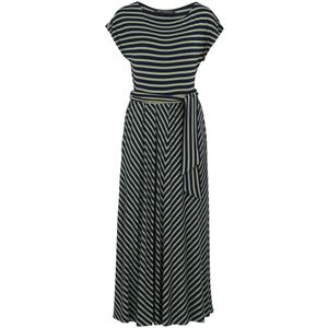 Betty Barclay - Gestreepte Jersey Jurk - Blauw - Dames