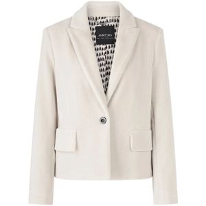 Marc Cain, Dames, Jassen, Beige, Maat: XL Corduroy,
