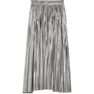 Weekend Max Mara - Midi-rok - Grijs - Plooirok