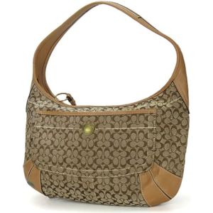 Coach Pre-owned, Dames, Pre-owned, Beige, Maat: ONE Size