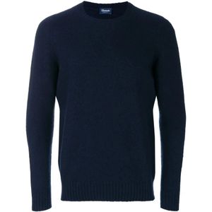 Drumohr, Heren, Truien, Blauw, Maat: 2XL
