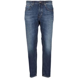 Dondup, Heren, Jeans, Blauw, Maat: W35 Denim,