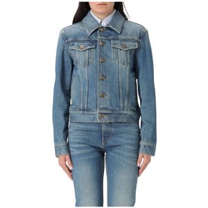 Golden Goose, Dames, Jassen, Blauw, Maat: 2XS Denim,