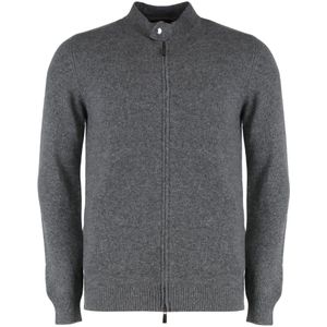 Moorer, Heren, Truien, Grijs, Maat: M Katoen,