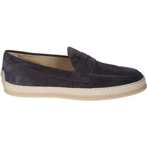 Tod's Heren Loafers Mocassino Gomma , Blue , Heren , Maat: 40 1/2 EU