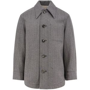 Ami Paris, Heren, Jassen, Grijs, Maat: S Wol,