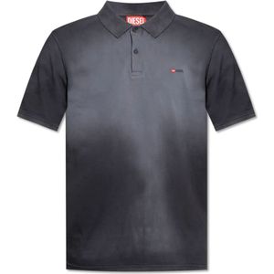 Diesel, Heren, Tops, Zwart, Maat: L Katoen,