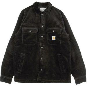 Carhartt Wip, Heren, Jassen, Zwart, Maat: S Velours,