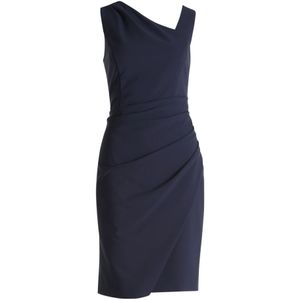 vera mont, Dames, Jurken, Blauw, Maat: M Poliester,