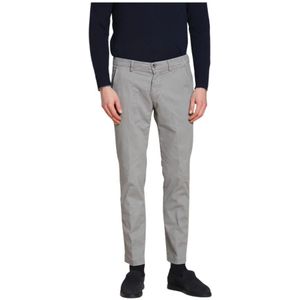 Mason's, Heren, Broeken, Grijs, Maat: XS Gabardine,
