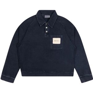 Bram's Fruit, Heren, Tops, Blauw, Maat: M Katoen,