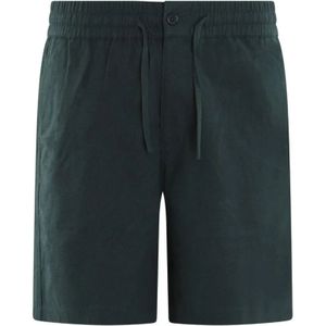 Olaf Hussein, Heren, Korte broeken, Groen, Maat: XS Linnen,