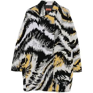 Missoni, Dames, Jassen, Veelkleurig, Maat: 2XS Wol,
